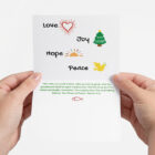 Birdy Christmas Card | Inside