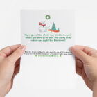 Polar Bear Christmas Card | Inside