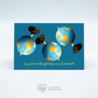 Spinning World Postcard | Front